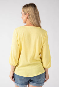 Brielle Aztec Trim Blouse