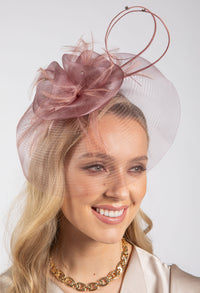 Feather & Diamante Detail Fascinator