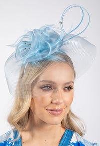 Feather & Diamante Detail Fascinator
