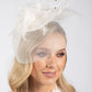 Feather & Diamante Detail Fascinator