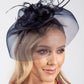 Feather & Diamante Detail Fascinator