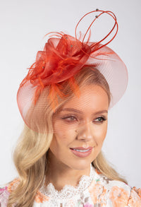 Feather & Diamante Detail Fascinator