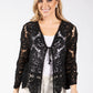 Tie Front Crochet Cardigan