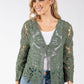 Tie Front Crochet Cardigan