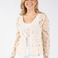 Tie Front Crochet Cardigan