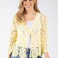 Tie Front Crochet Cardigan