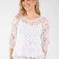 Crochet Knit Top
