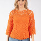 Crochet Knit Top