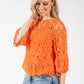 Crochet Knit Top
