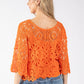 Crochet Knit Top