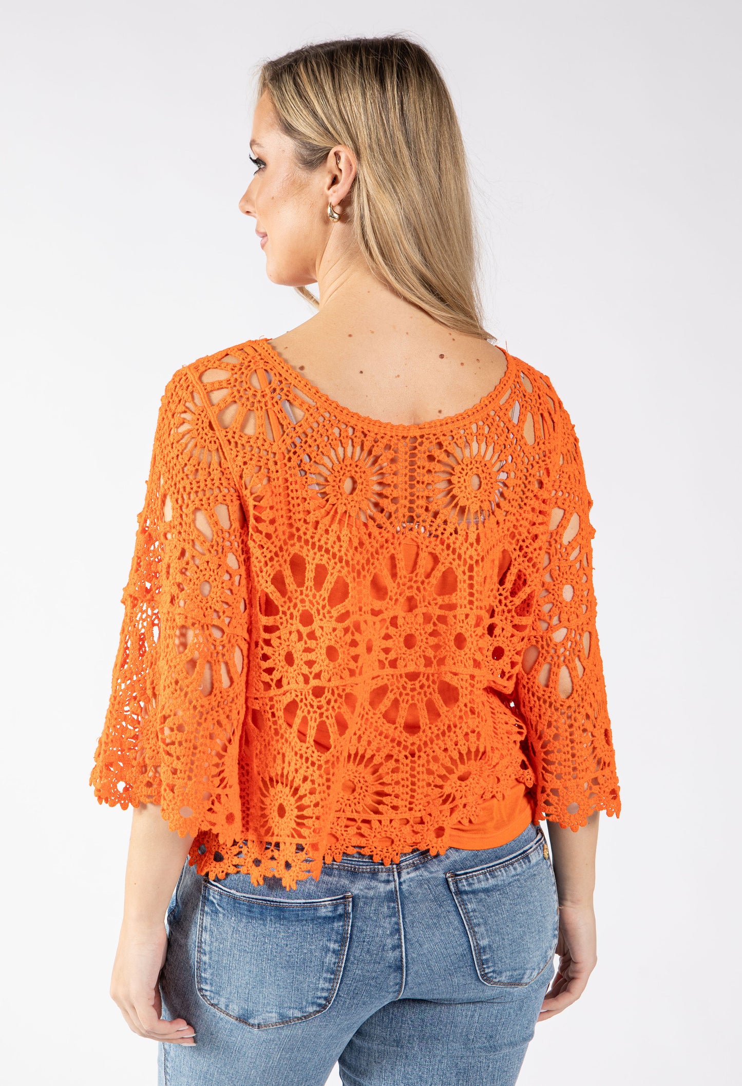 Crochet Knit Top