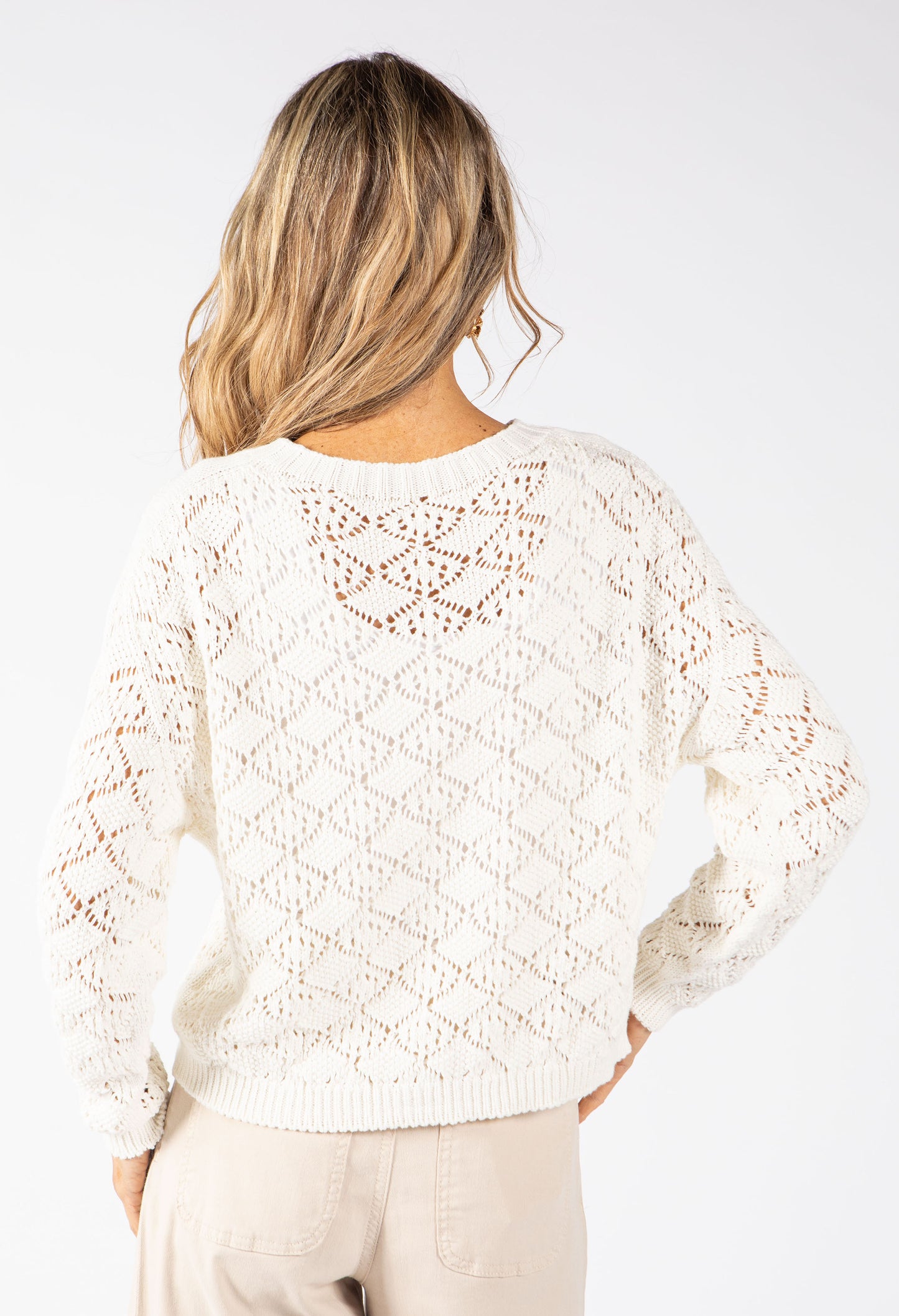 Diamond Design Knit Jumper