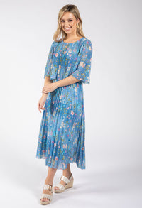 Mini Bloom Plisse Dress