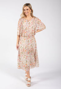 Mini Bloom Plisse Dress