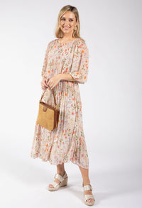 Mini Bloom Plisse Dress