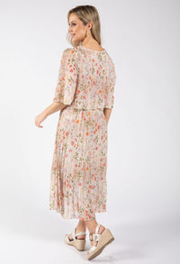 Mini Bloom Plisse Dress