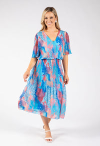 Multi Plisse Dress