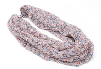 floral magnetic neck scarf