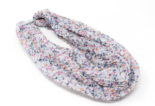 floral magnetic neck scarf