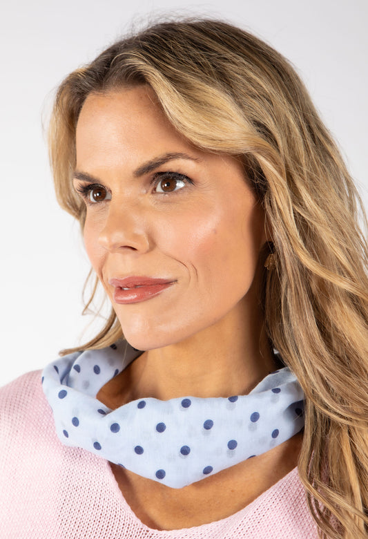 Polka Dot Magnetic Scarf