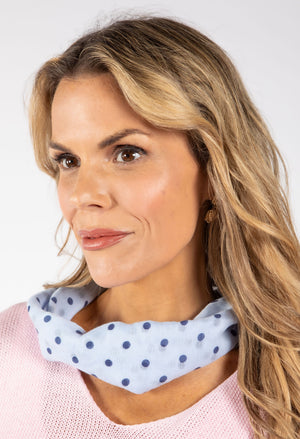 Polka Dot Magnetic Scarf