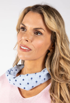 Polka Dot Magnetic Scarf