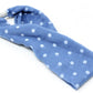 denim blue polka dot scarf