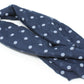 navy polka dot magnetic scarf