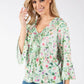 Chitel Ruffle V-Neck Blouse
