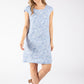 Floral Print Linen Dress