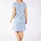 Floral Print Linen Dress