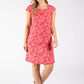 Floral Print Linen Dress