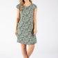 Floral Print Linen Dress