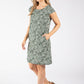 Floral Print Linen Dress