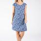 Floral Print Linen Dress