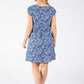 Floral Print Linen Dress