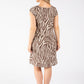 Zebra Print Linen Dress