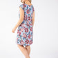 Floral Print Linen Dress