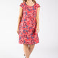 Floral Print Linen Dress