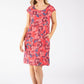 Floral Print Linen Dress