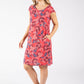 Floral Print Linen Dress