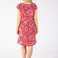 Floral Print Linen Dress