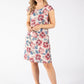 Floral Print Linen Dress