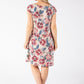 Floral Print Linen Dress