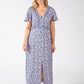 Rosemarine Ditsy Print Midi Dress