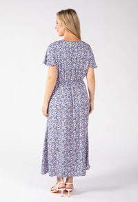 Rosemarine Ditsy Print Midi Dress