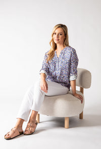 Boni Fleur Ditsy Print Blouse