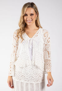 Crochet Knit Cardigan