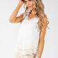 Broderie Anglaise Sleeveless Top