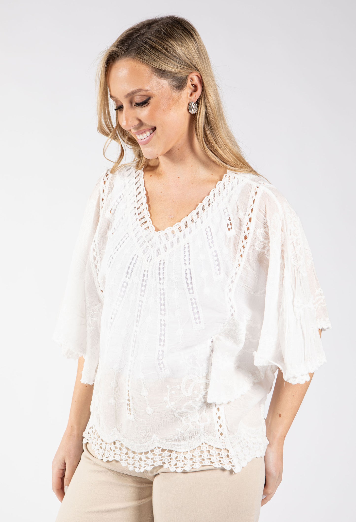 Broderie Anglaise Blouse